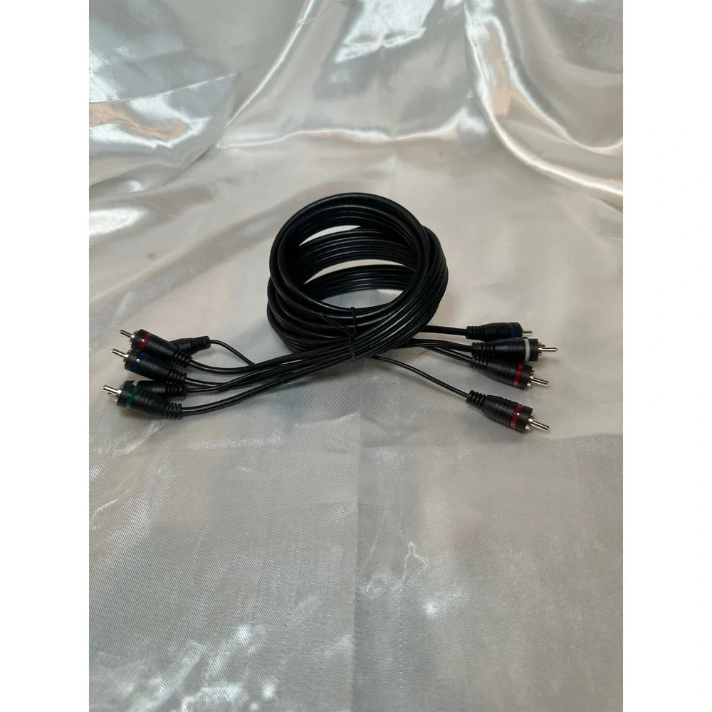 Audio Video Cable - 3 Video Jacks / 2 Audio Jacks Approx 6' PS2/Wii/Xbox